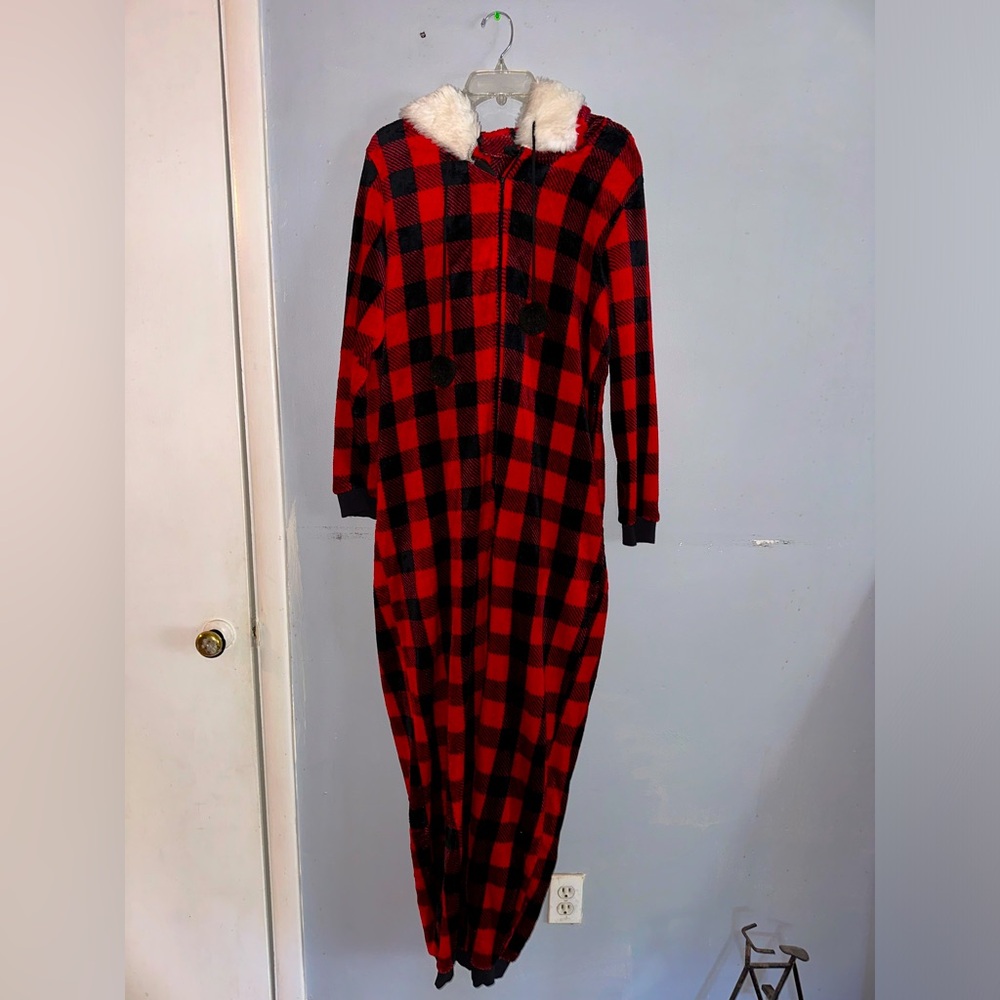 Plaid Christmas Onesie